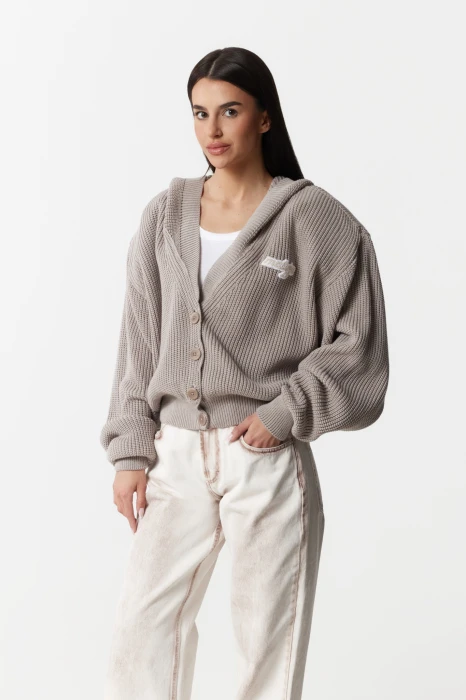 ALAYA CARDIGAN GREY